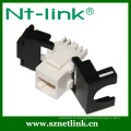 180 degrés Type d&#39;outil Type RJ45 Cat6 UTP Keystone Jack